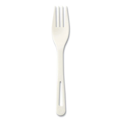 Cutlery Dispenser Refills, Fork, Plastic, Light Beige, 100/B
