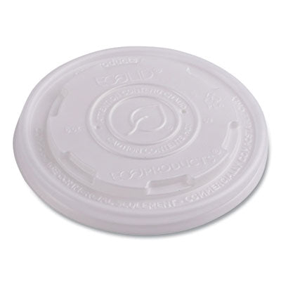 World Art PLA-Laminated Soup Container Lids, Fits 8 oz, Tran