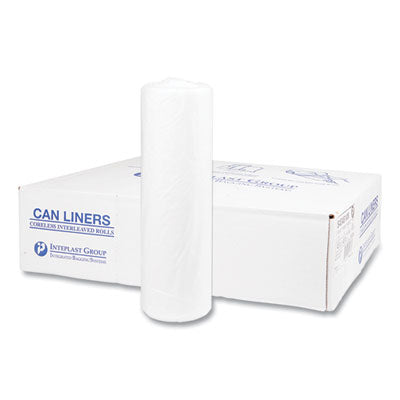 High-Density Commercial Can Liners, 45 gal, 14 mic, 40" x 48