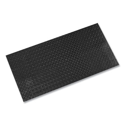 Tuff-Spun Foot-Lover Diamond Surface Mat, Rectangular, Black