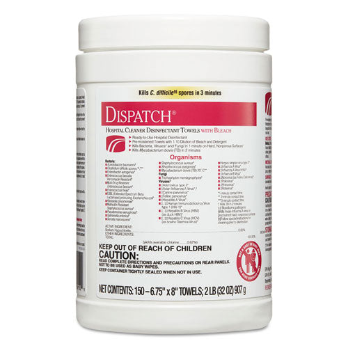Clorox Dispatch Disinfectant Wipes
