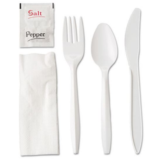 Cutlery Kit - 6 pc. White