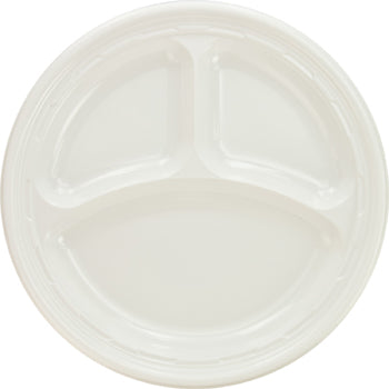 Plate - Plastic 3 compartment