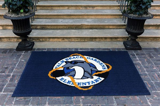 Waterhog Logo Inlay II Mat - Fashion Border